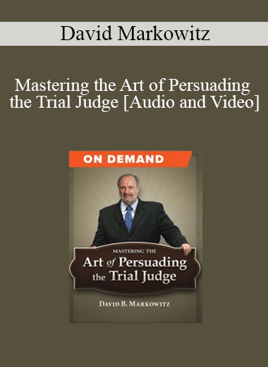 Trial Guides – Mastering the Art of Persuading the Trial Judge
